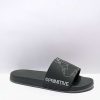 Sandals * | Primitive X Naruto Itachi Black Slide Sandals Outlet