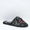 Shoes * | Champion Sleepover Doodle Hoodie Black Slippers Outlet