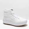 Vans * | Vans Sk8-Hi Stacked True White Platform Shoes Promotions