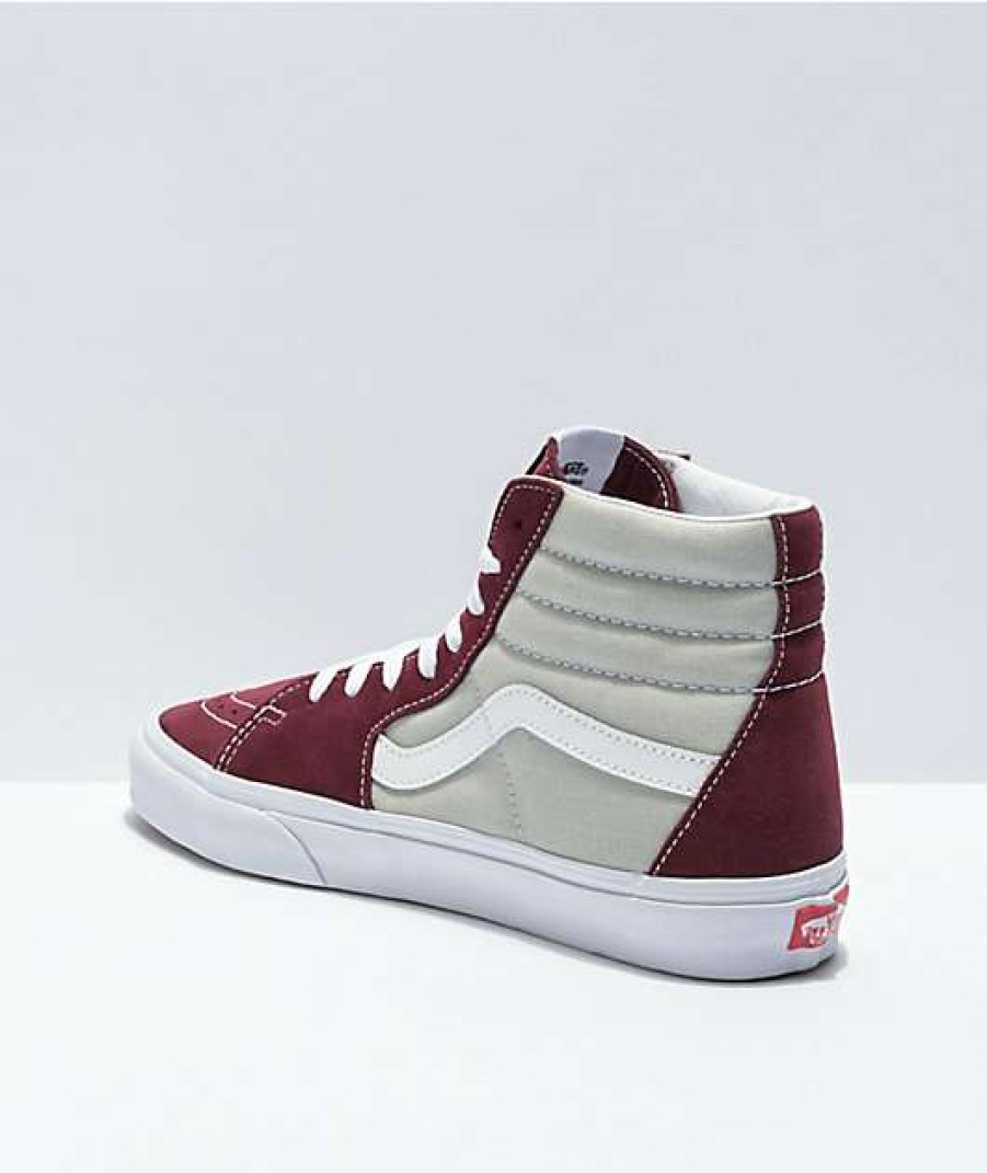 Vans * | Vans Sk8-Hi Port Royale & Grey Skate Shoes Promotions