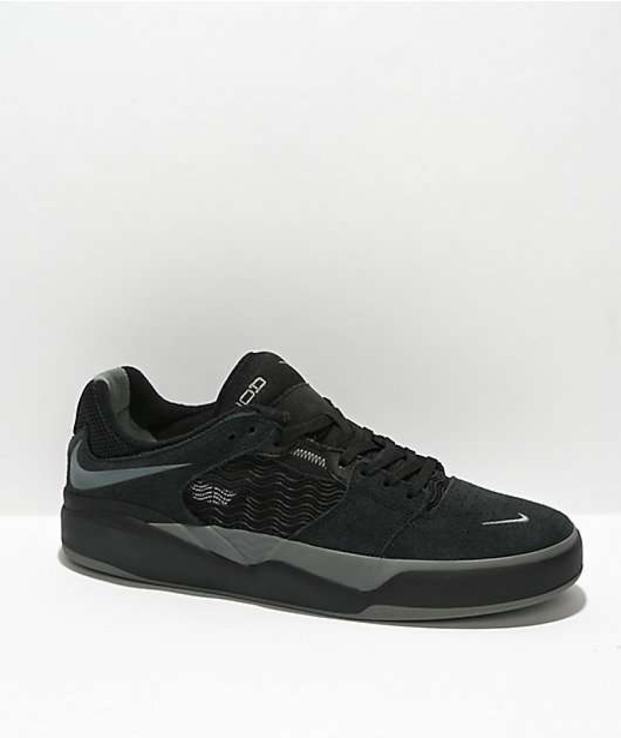 Nike * | Nike Sb Ishod Dark Smoke & Citron Skate Shoes Promotions