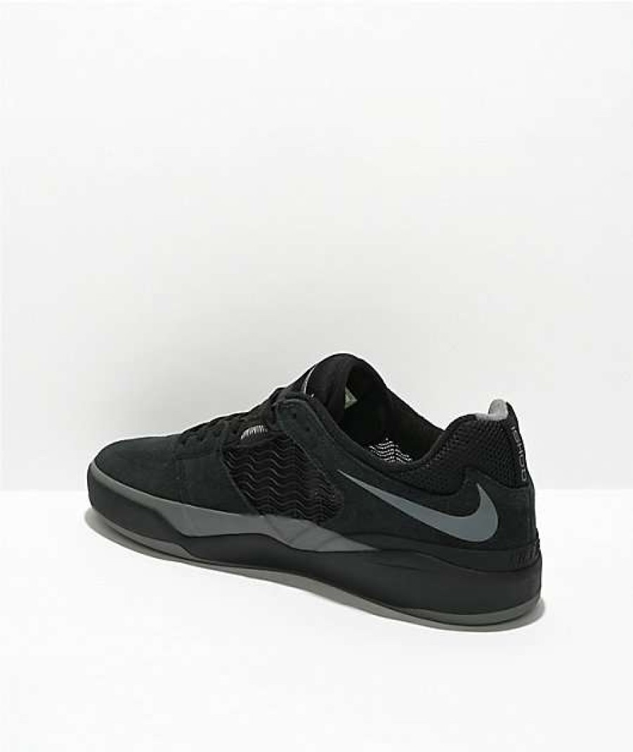 Nike * | Nike Sb Ishod Dark Smoke & Citron Skate Shoes Promotions