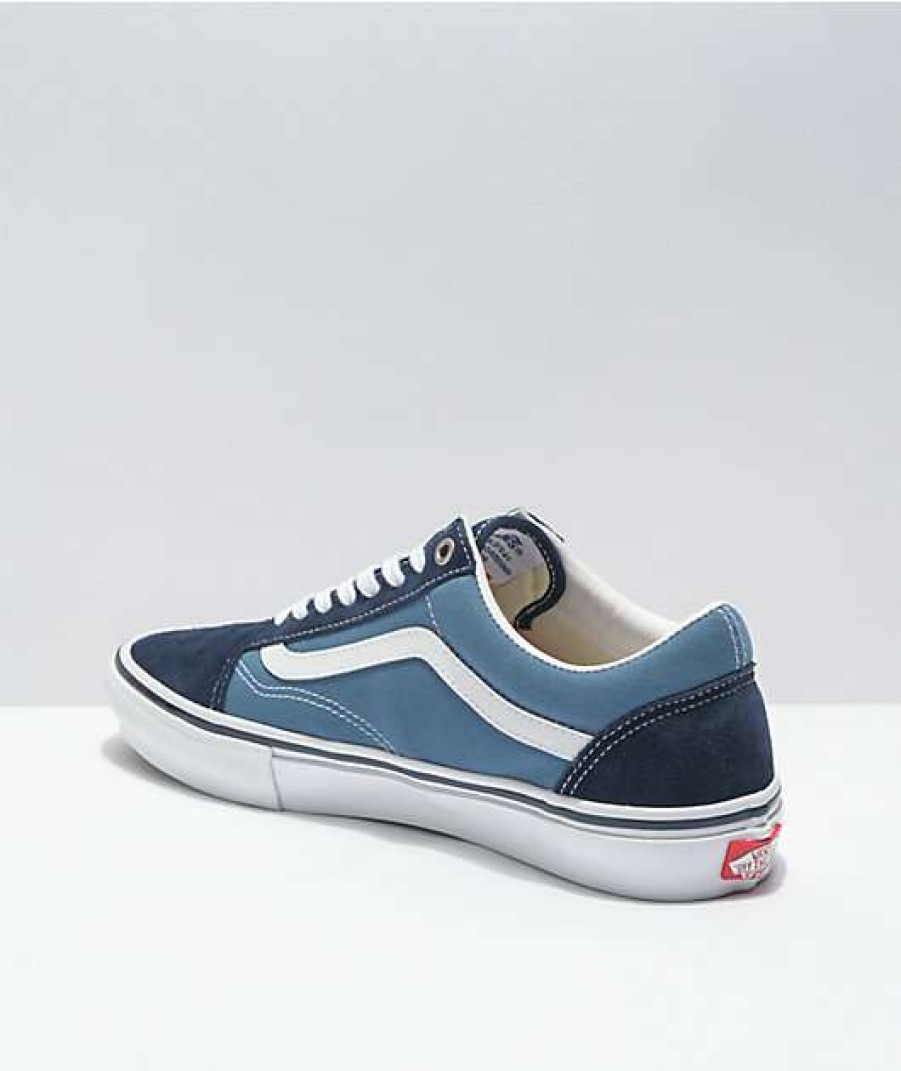 Vans * | Vans Skate Old Skool Navy & White Skate Shoes Promotions