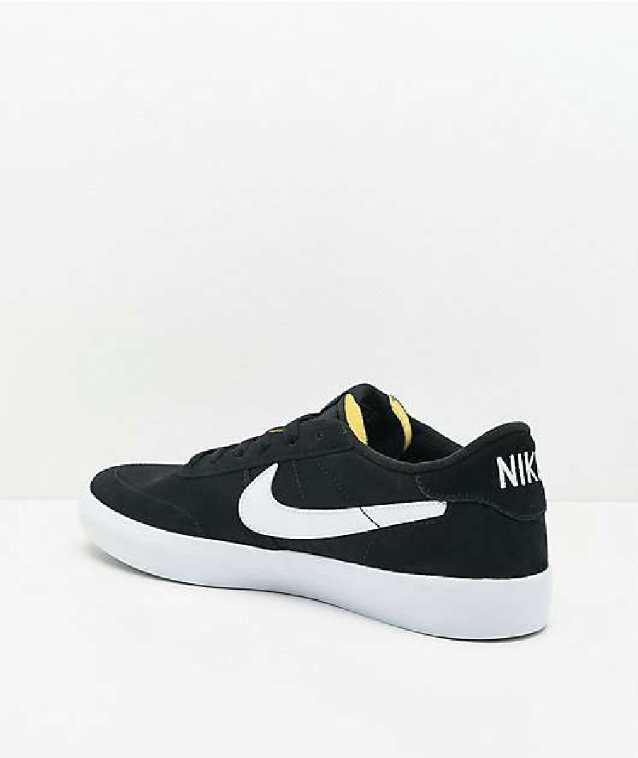 Nike * | Nike Sb Heritage Vulc Black & White Skate Shoes Promotions