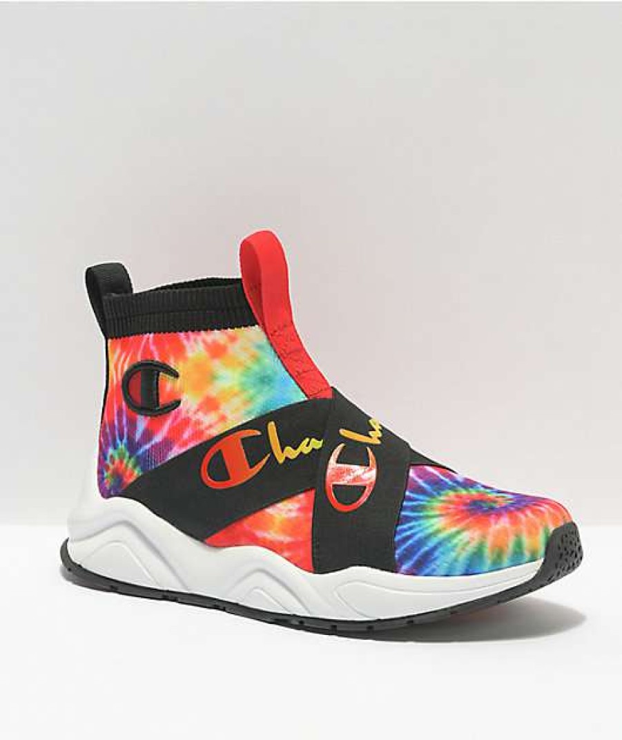 Sneakers * | Champion Rally Cx Rainbow Tie Dye Shoes Outlet