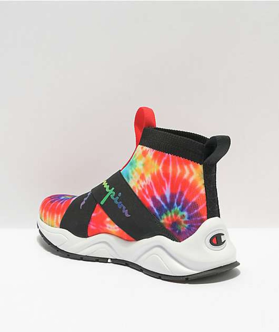 Sneakers * | Champion Rally Cx Rainbow Tie Dye Shoes Outlet