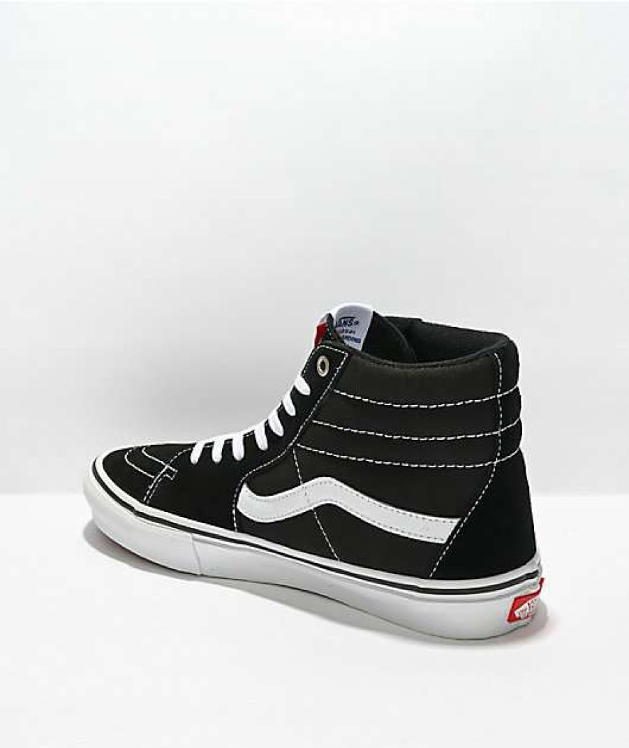 Vans * | Vans Skate Sk8-Hi Popcush Black & White Skate Shoes Promotions