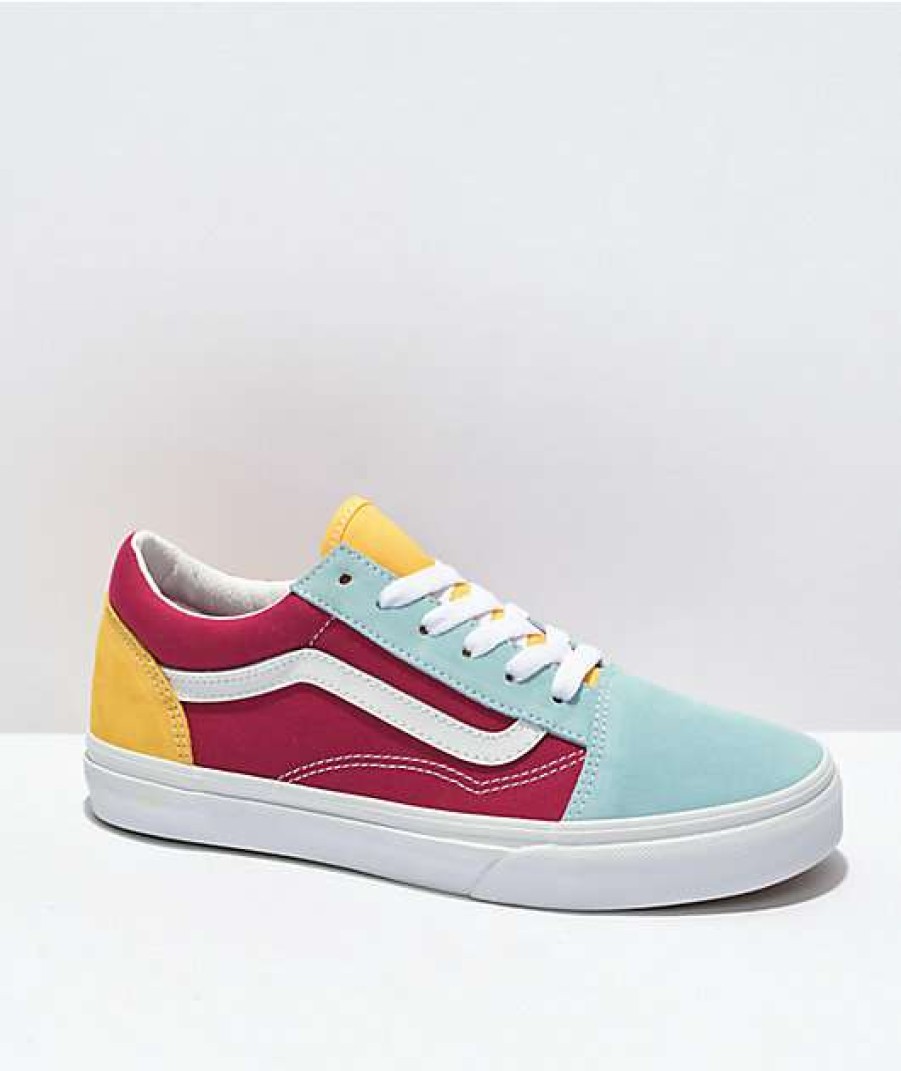 Vans * | Vans Old Skool Retro Rainbow Skate Shoes Promotions