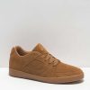 Skate Shoes * | Es Accel Slim Brown & Gum Skate Shoes Outlet