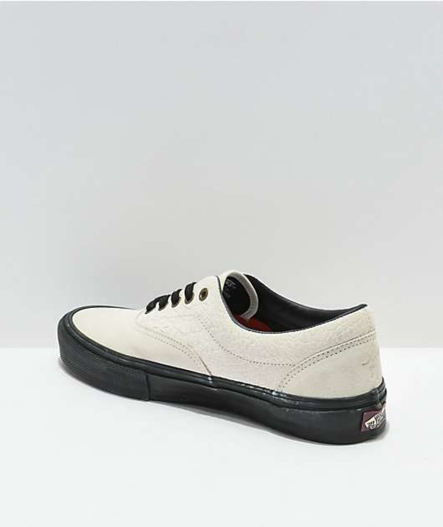 Vans * | Vans Era Skate Breana Geering Marshmallow & Black Skate Shoes Promotions