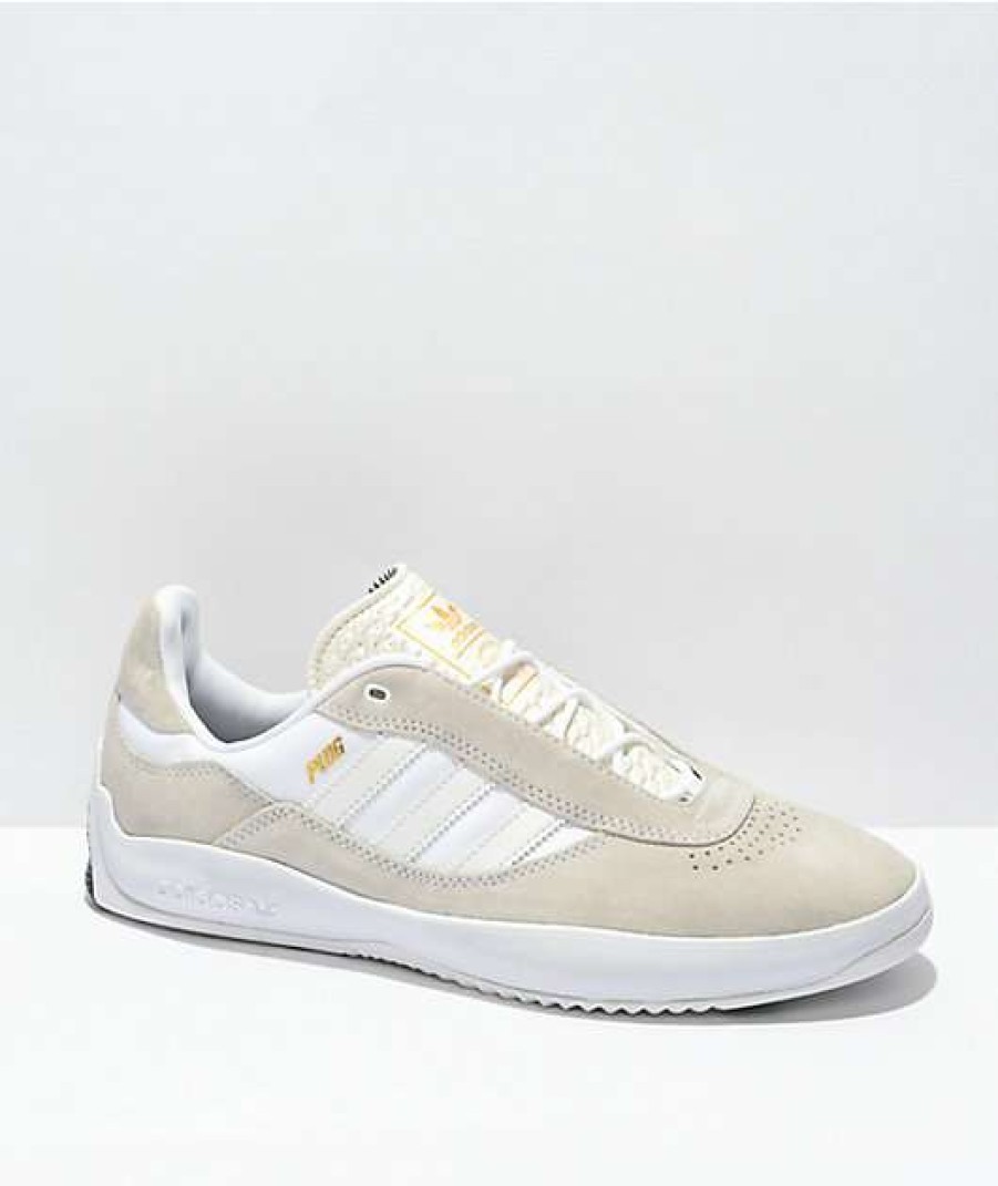 Shoes * | Adidas Puig White & Gold Shoes Promotions