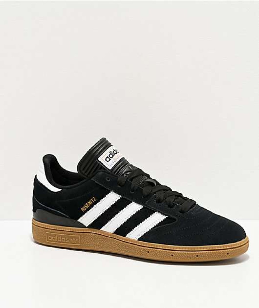 Shoes * | Adidas Busenitz Black, White, & Gum Shoes Promotions