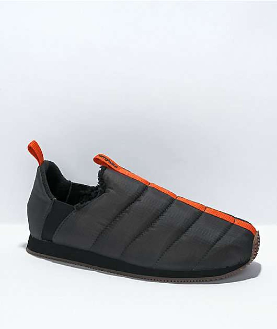 Shoes * | Thirtytwo Lounger Dark Grey, Black, & Gum Slippers Outlet