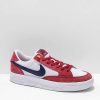 Nike * | Nike Sb Adversary Red & Midnight Navy Skate Shoes Promotions