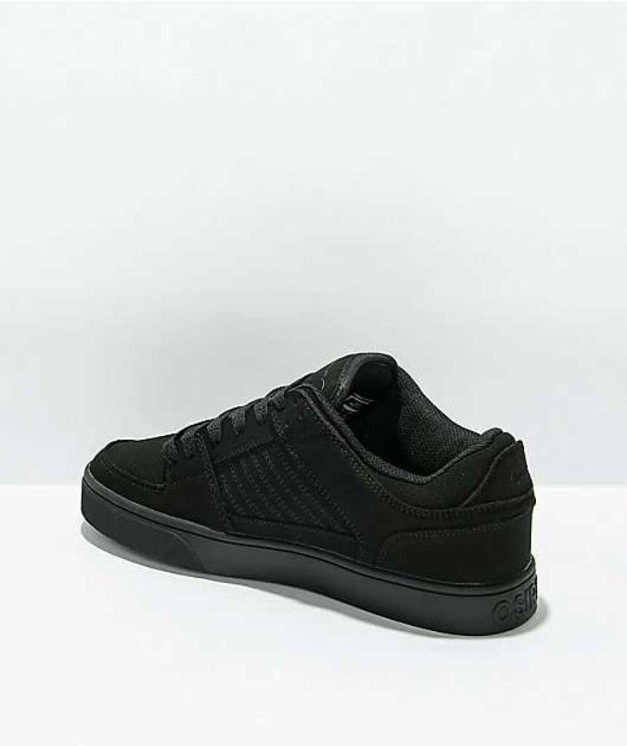 Sneakers * | Osiris Protocol Black Skate Shoes Outlet