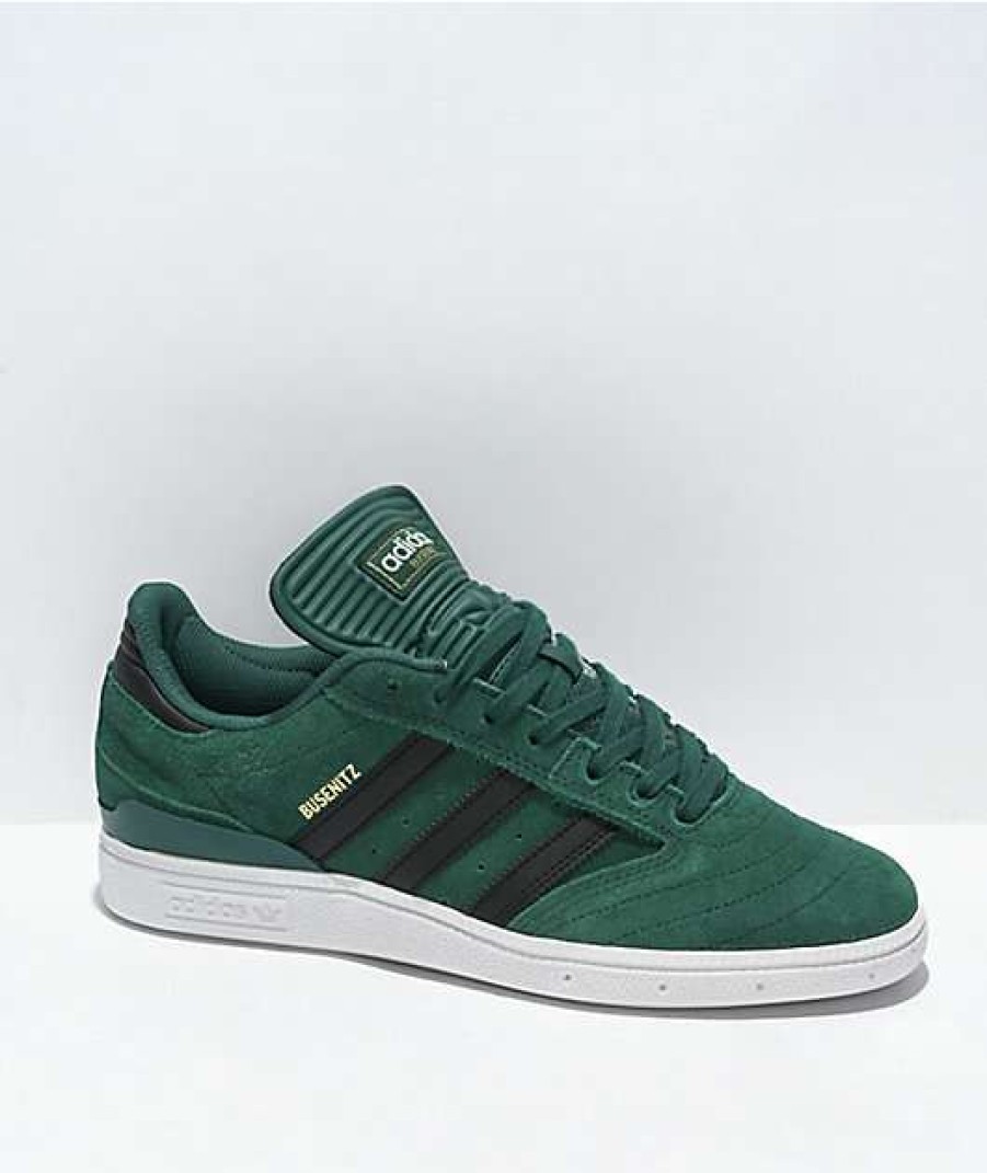 Shoes * | Adidas Busenitz Pro College Green, Black, & White Shoes Promotions