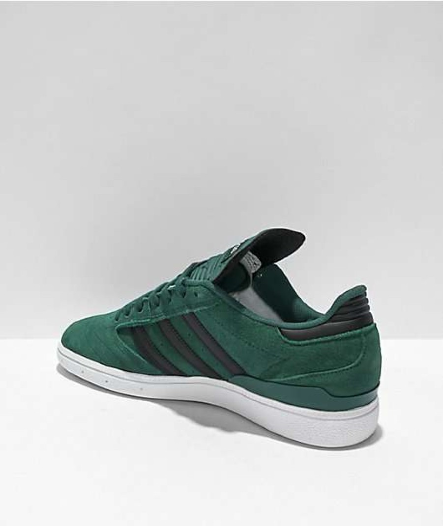 Shoes * | Adidas Busenitz Pro College Green, Black, & White Shoes Promotions