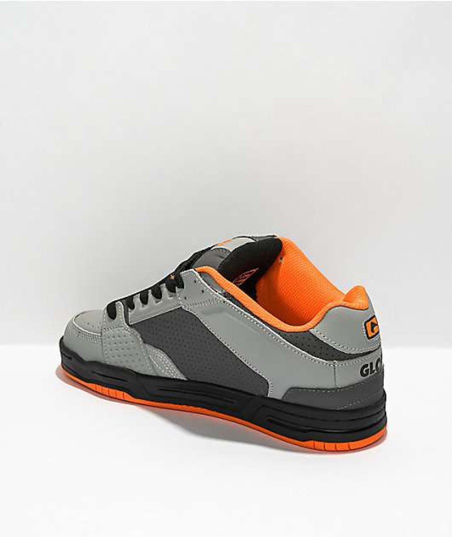 Shoes * | Globe Scribe Black, Grey, & Orange Skate Shoes Outlet