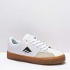 Skate Shoes * | Emerica Temple White & Gum Skate Shoes Outlet