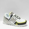 Skate Shoes * | New Balance Lifestyle 574 T White & Black Shoes Outlet