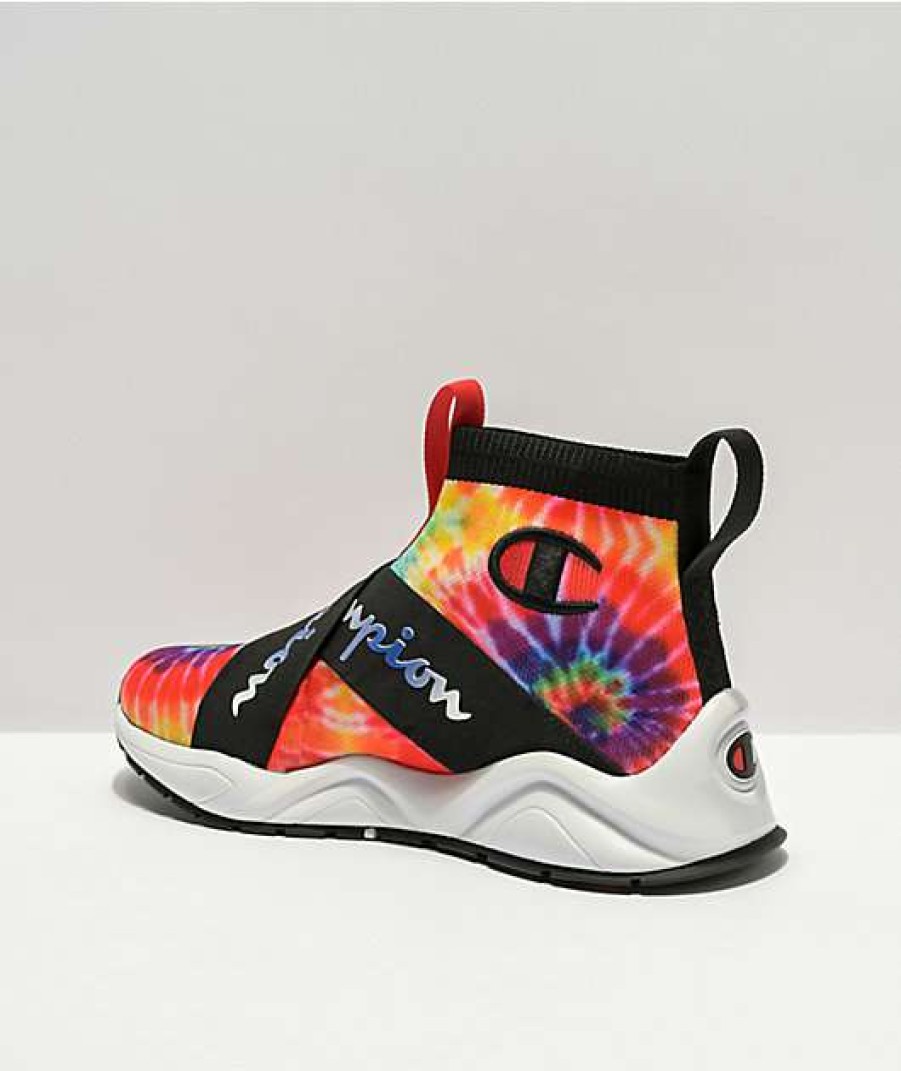 Sneakers * | Champion Rally Crossover Rainbow Tie Dye Shoes Outlet