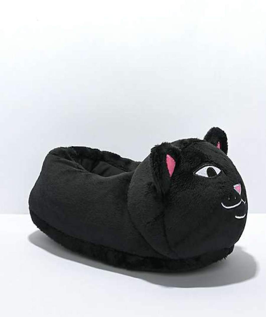 Shoes * | Ripndip Lord Jermal Black Slippers Outlet