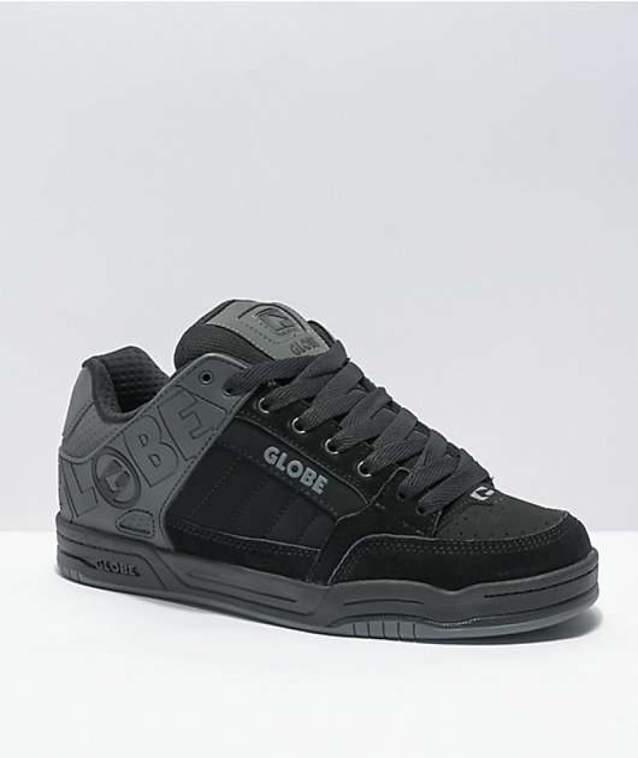 Shoes * | Globe Tilt Iron, Black & Grey Skate Shoes Outlet