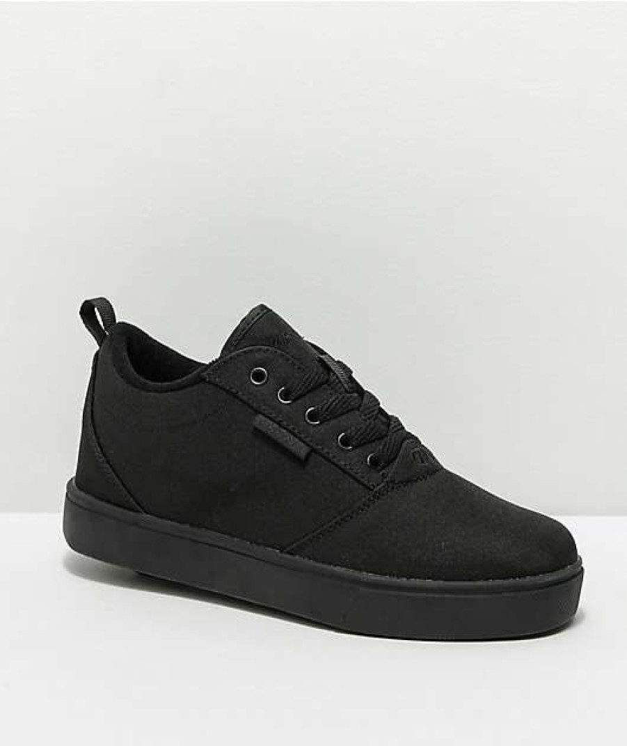 Skate Shoes * | Heelys Pro 20 Black Canvas Shoes Outlet