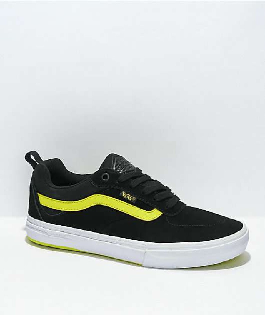 Vans * | Vans Kyle Walker Pro Black & Sulphur Skate Shoes Promotions