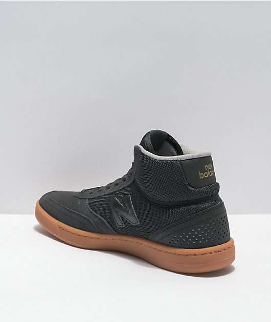 Skate Shoes * | New Balance Numeric 440H Black & Gum Skate Shoes Outlet