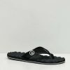 Sandals * | Volcom Recliner Black & White Sandals Outlet