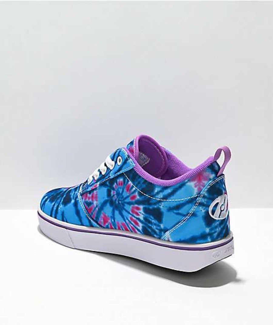 Skate Shoes * | Heelys Pro 20 Blue & Purple Tie Dye Shoes Outlet