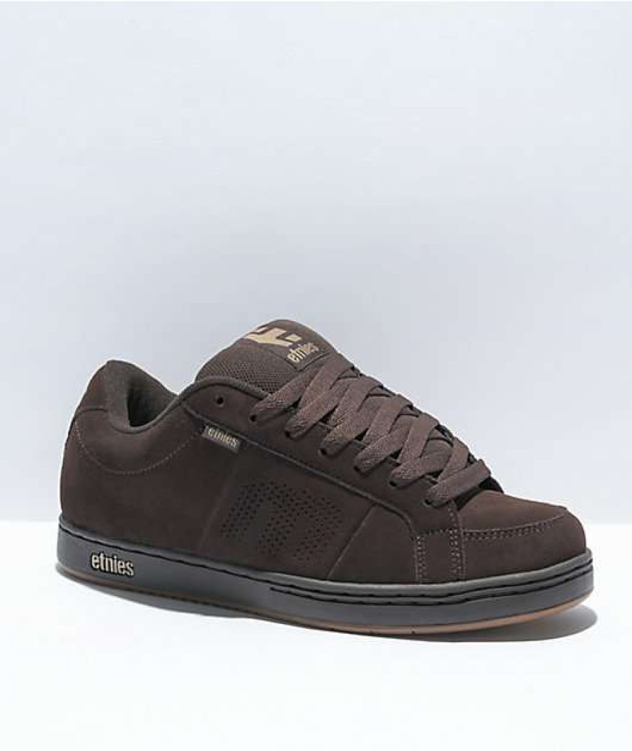 Shoes * | Etnies Kingpin Brown & Black Skate Shoes Outlet