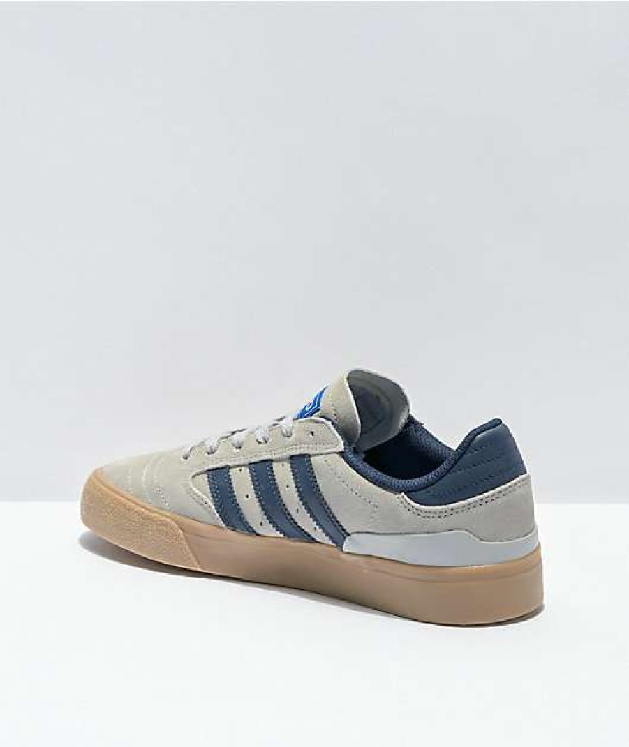 Shoes * | Adidas Busenitz Vulc Ii Grey, Navy & Gum Shoes Promotions