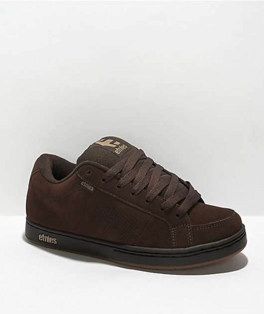 Skate Shoes * | Etnies Kingpin Brown & Black Skate Shoes Outlet