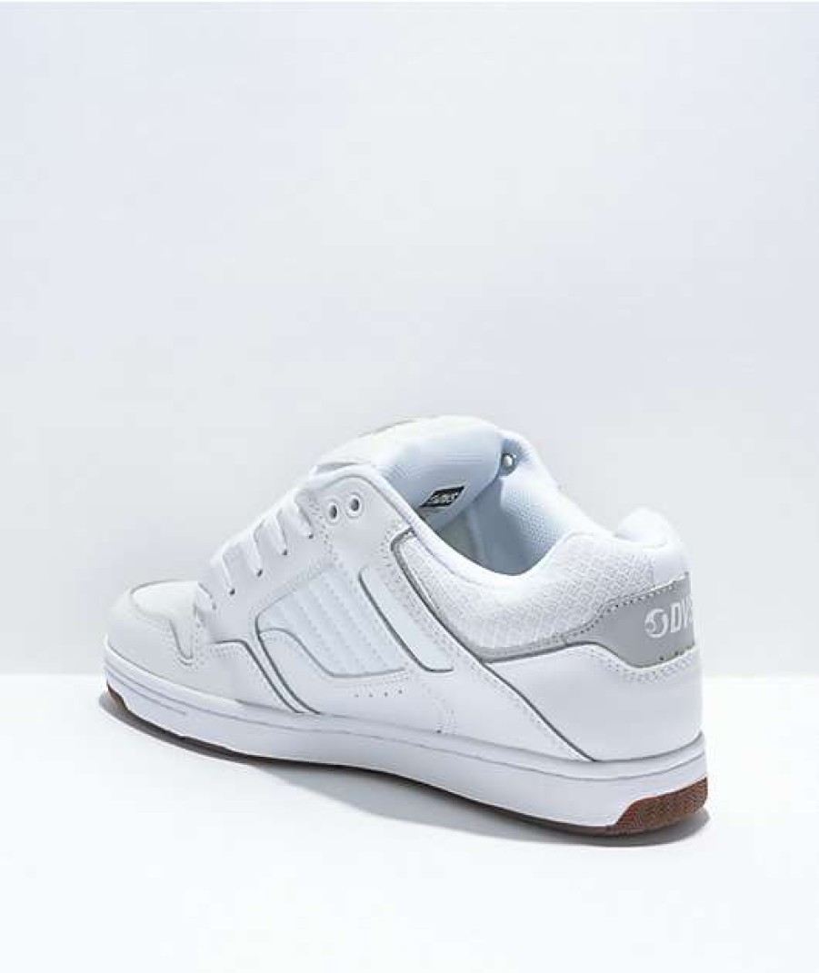 Shoes * | Dvs Enduro 125 White & Gum Skate Shoes Outlet