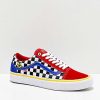 Vans * | Vans Skate Old Skool Brighton Red, Blue & White Skate Shoes Promotions