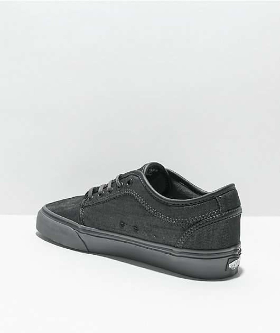 Vans * | Vans Chukka Low Dark Grey Canvas & Pewter Skate Shoes Promotions