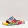 Sandals * | Champion Men'S Ipo Rainbow Tie Dye Slide Sandals Outlet