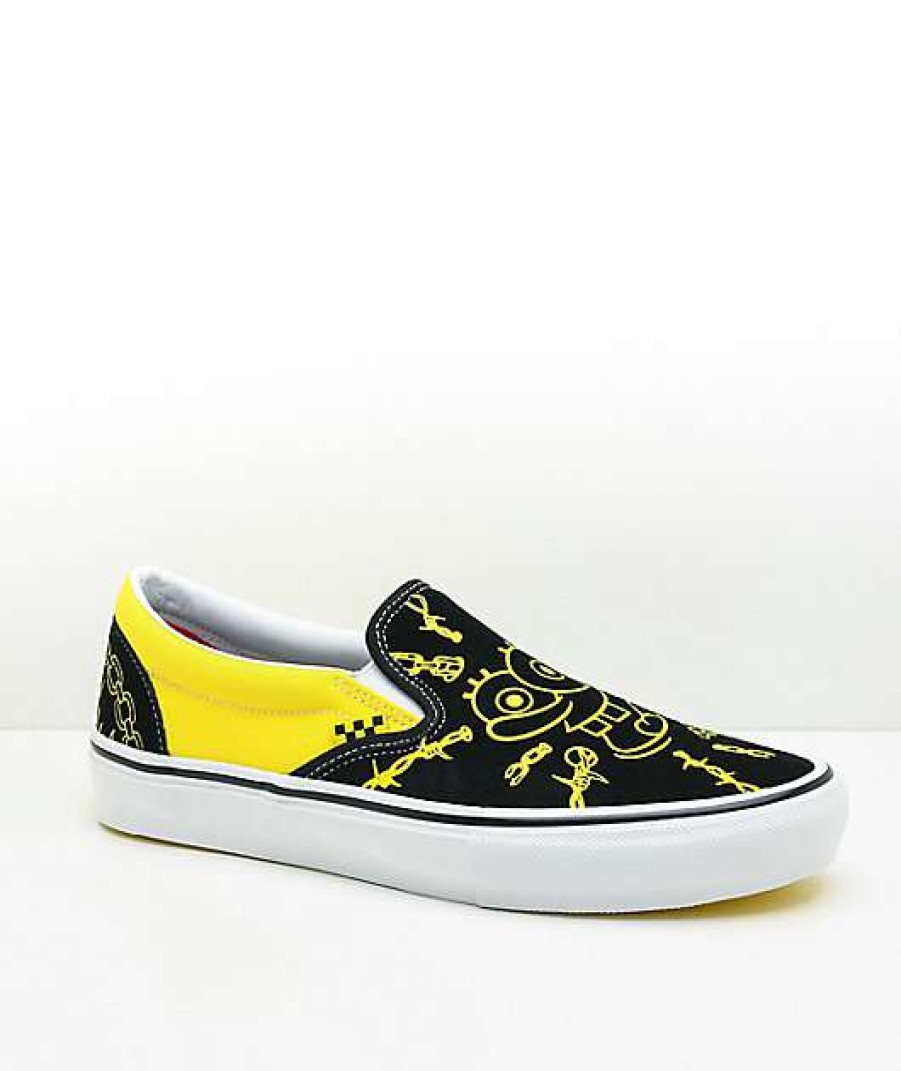 Vans * | Vans X Spongebob Squarepants Skate Slip-On Gigliotti Skate Shoes Promotions