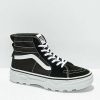 Vans * | Vans Sk8-Hi Sentry Black & White Shoes Promotions