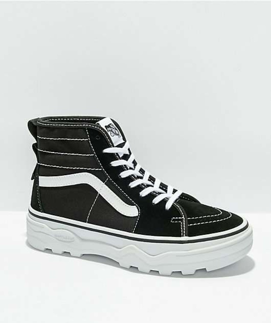 Vans * | Vans Sk8-Hi Sentry Black & White Shoes Promotions