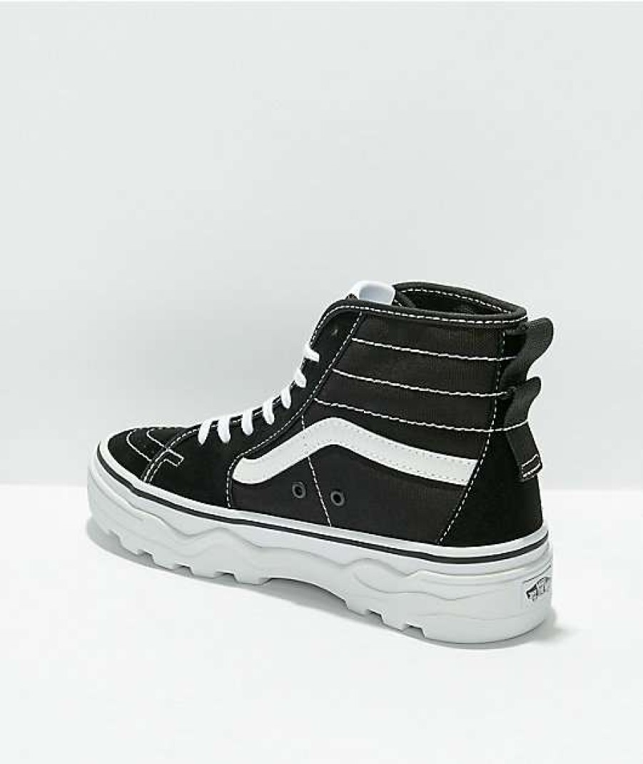 Vans * | Vans Sk8-Hi Sentry Black & White Shoes Promotions