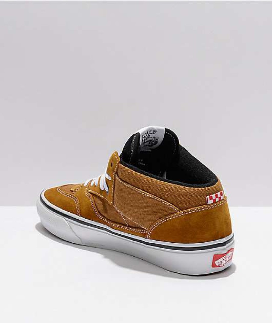 Vans * | Vans Skate Half Cab Reynolds Golden Brown Skate Shoes Promotions