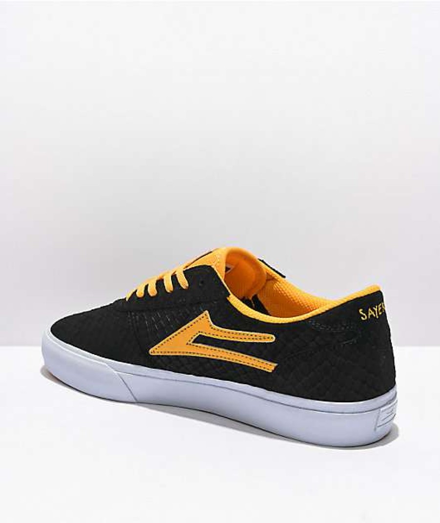 Skate Shoes * | Lakai X Doomsayers Manchester Black & Gold Skate Shoes Outlet