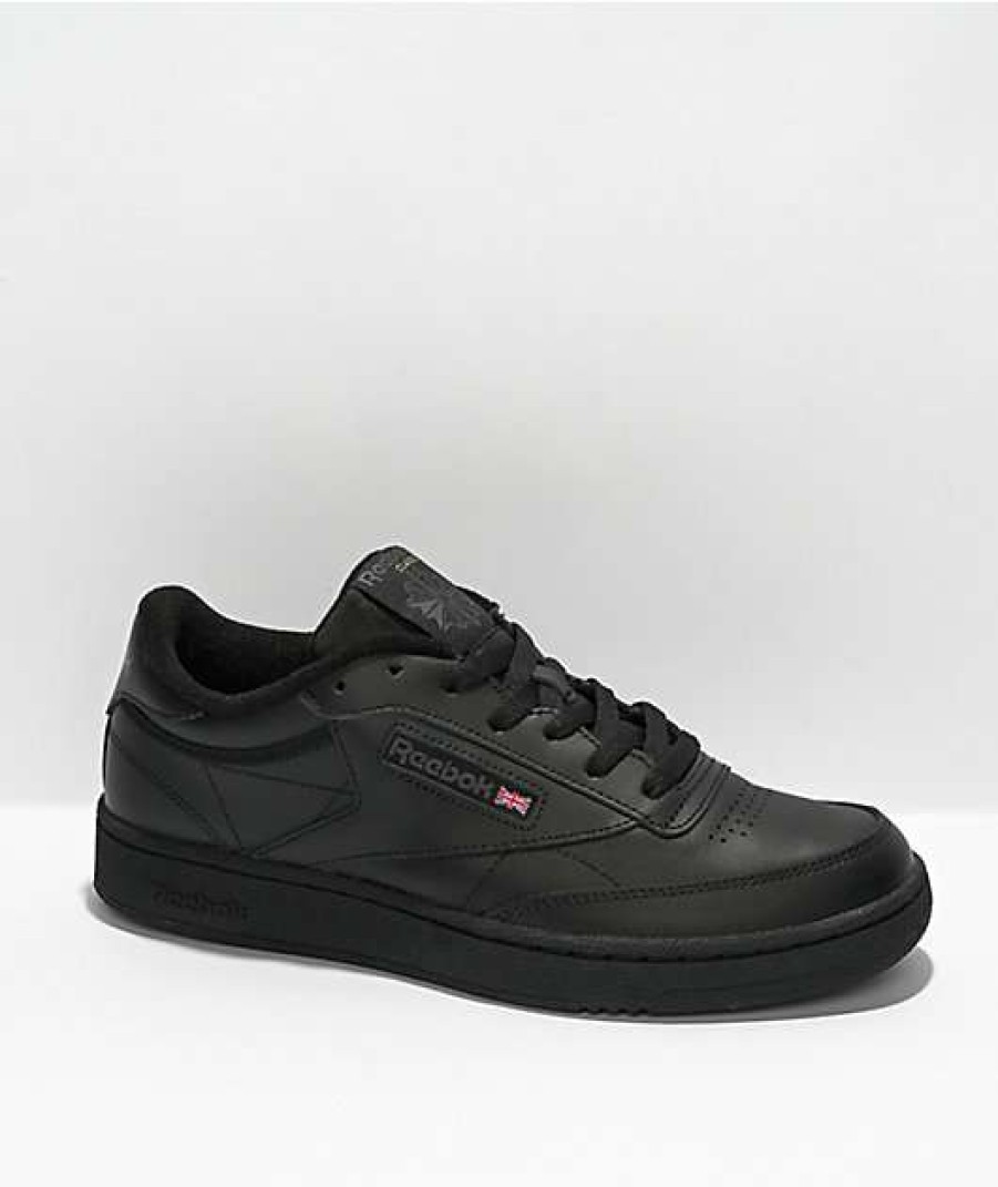 Shoes * | Reebok Club C 85 Black Shoes Outlet