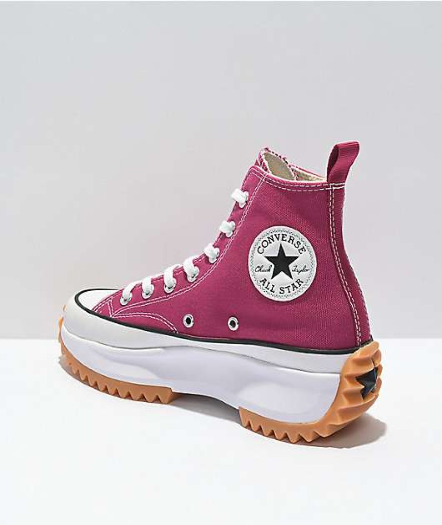 Shoes * | Converse Run Star Hike Midnight Hibiscus High Top Shoes Outlet