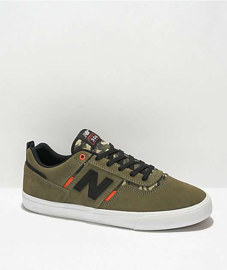 Sneakers * | New Balance Numeric 306 Jamie Foy Olive & Orange Skate Shoes Outlet