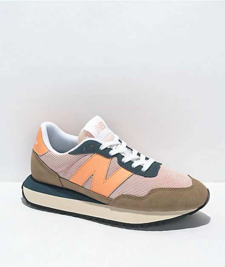 Sneakers * | New Balance Lifestyle 237 Mushroom & Pink Shoes Outlet