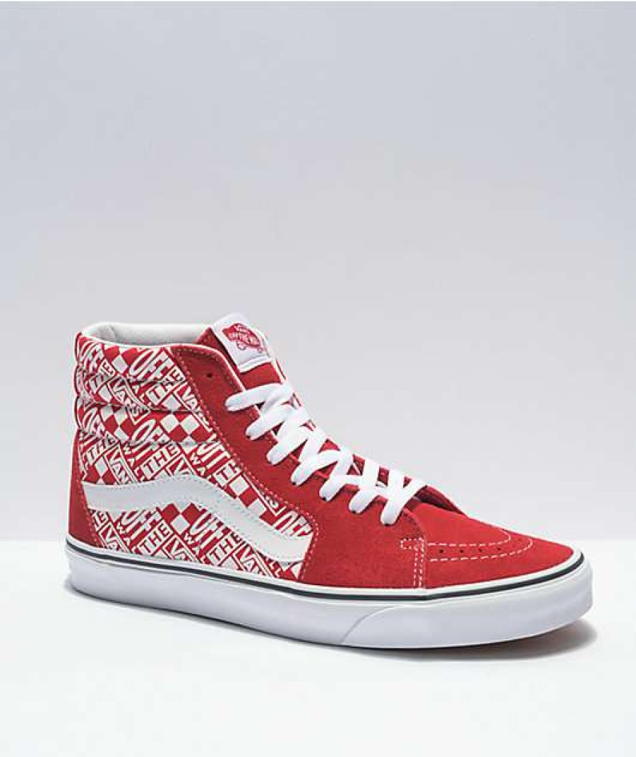 Vans * | Vans Sk8-Hi Otw Chili Pepper Red Skate Shoes Promotions